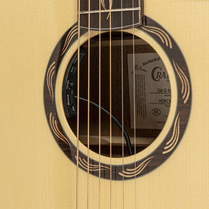 Crafter SM G-MAHO CE Anniversary series, mahogany grand auditorium acoustic-electric guitar with solid spruce top