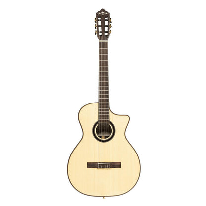 Crafter SNT 20CE PRO Klassisk Elektrisk Guitar med Massivt Grantræsdæk