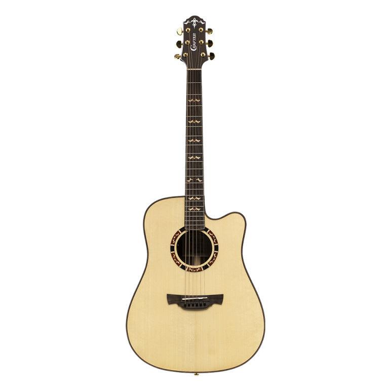 Crafter STG D22CE PRO Dreadnought E/A guitar med massiv gran dæk