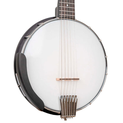 GOLD TONE AC-6 MINI 6-strenget open back banjo – kort skala | Inkl. taske