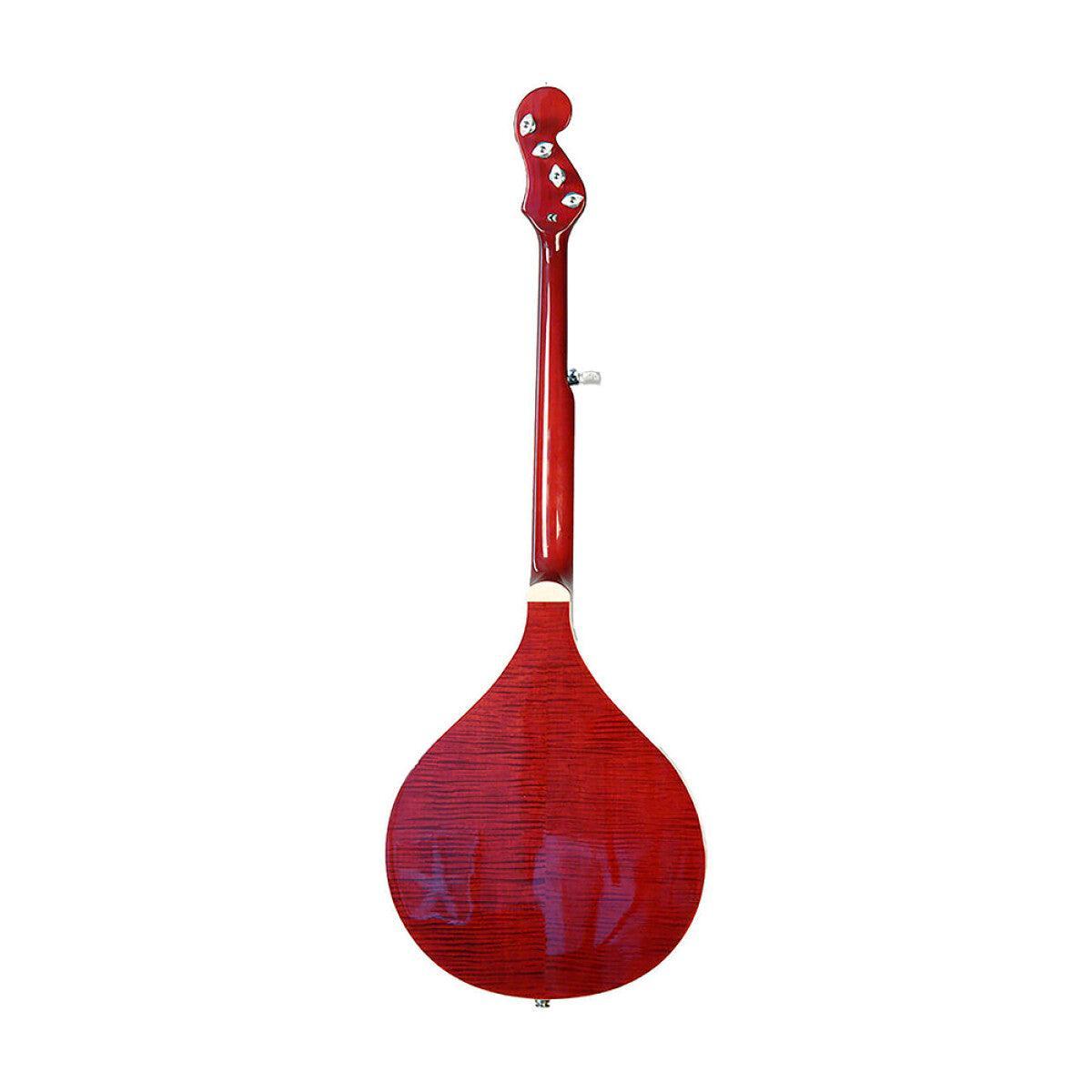 Gold Tone BANJOLA+ Banjola, elektrisk-akustisk 5-strängad banjohals med mandolinkropp i A-stil och vadderad väska