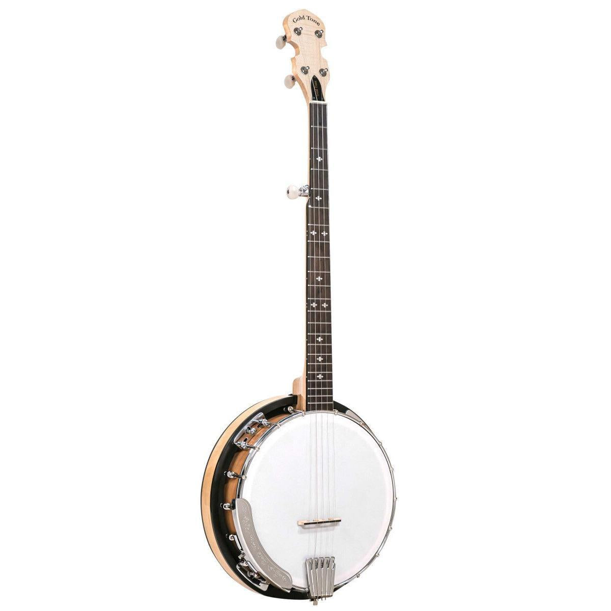 Gold Tone CC-100RW 5-strängad Cripple Creek resonatorbanjo med bred greppbräda