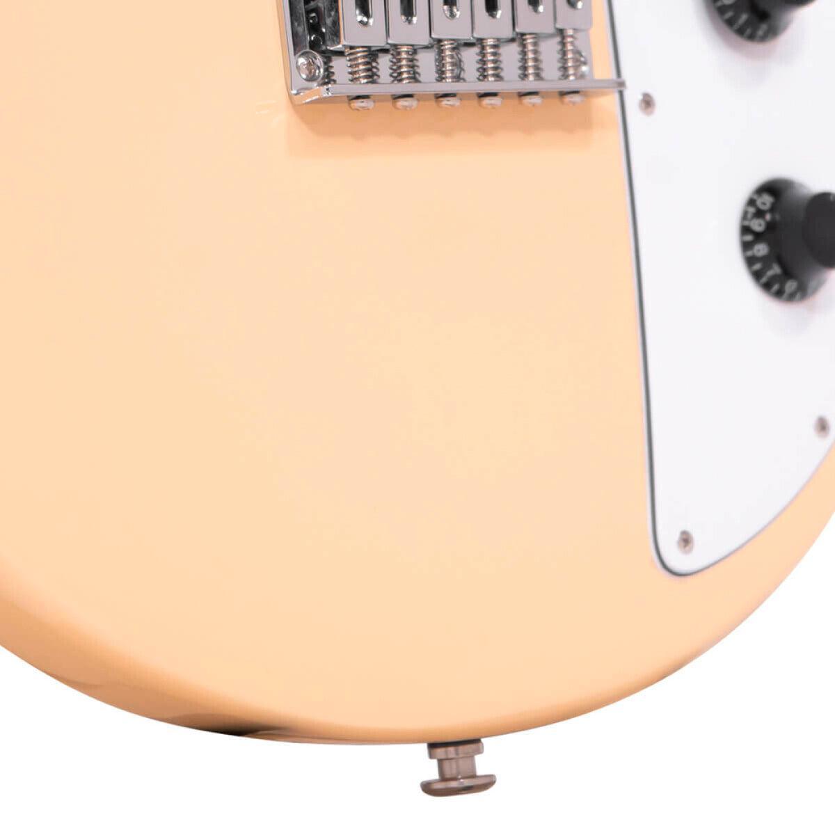 Gold Tone GME-6 6-strenget massiv el-mandolin med taske – Cream Gloss