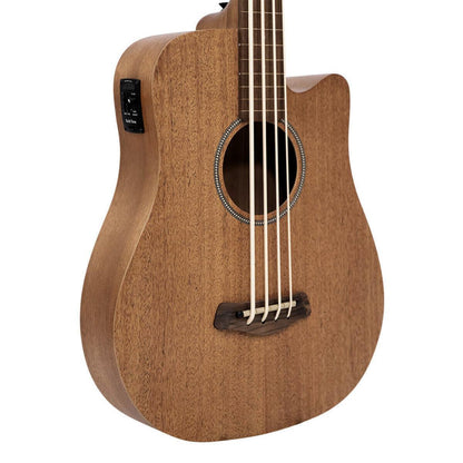 Gold Tone M-BASS25/FL 25" fretless akustisk-elektrisk mikrobas med mahogny topp och väska ingår