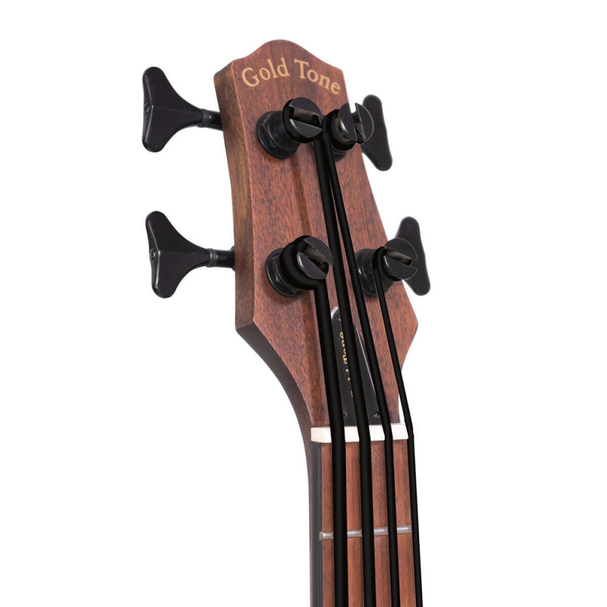 Gold Tone ME-BASS 23" elektrisk mikrobas med mahogny topp och baksida ingår