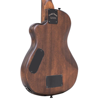 Gold Tone ME-BASS/FL 23" bandfri elektrisk mikrobas med mahogny topp och baksida ingår