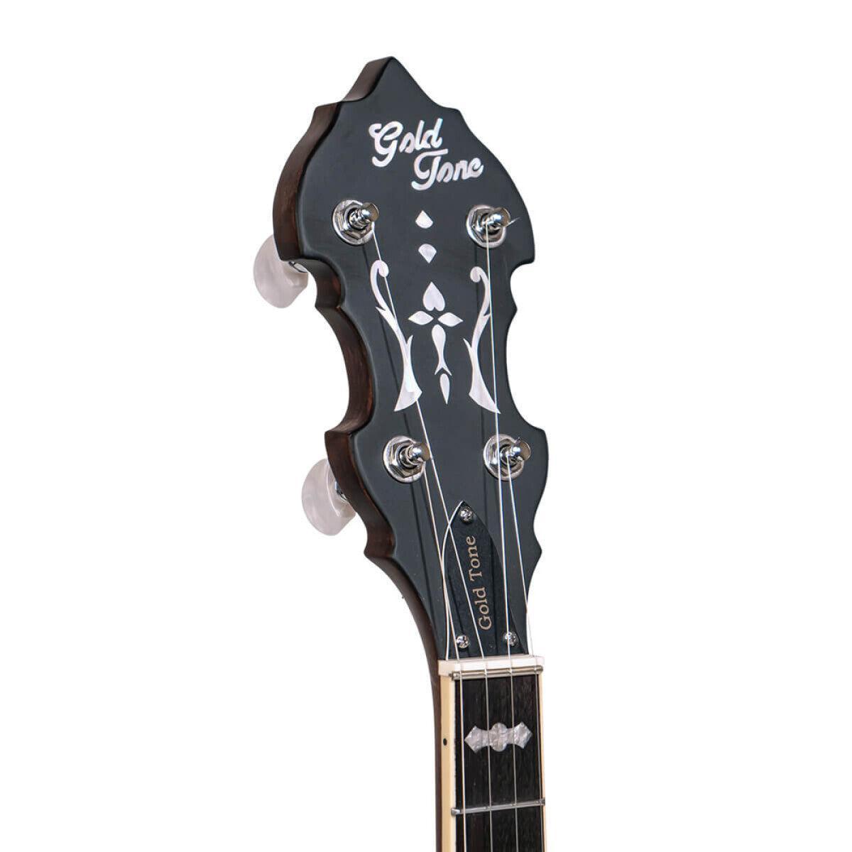 Gold Tone OB-150RF 5-strängad Orange Blossom radius banjo med fodral