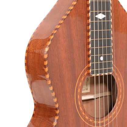 Gold Tone SM+ Weissenborn gitarr med massiv mahogny topp och hård skal