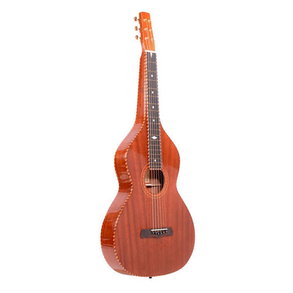 Gold Tone SM+ Weissenborn gitarr med massiv mahogny topp och hård skal