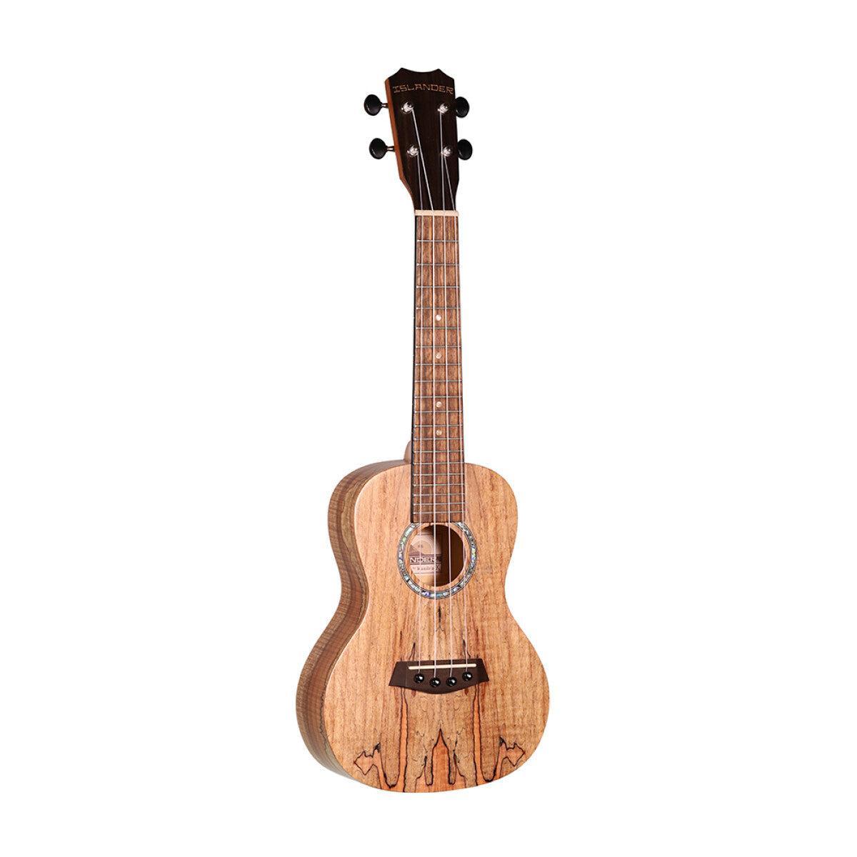 Islander MAC-4 Traditional concert ukulele with spalted maple top