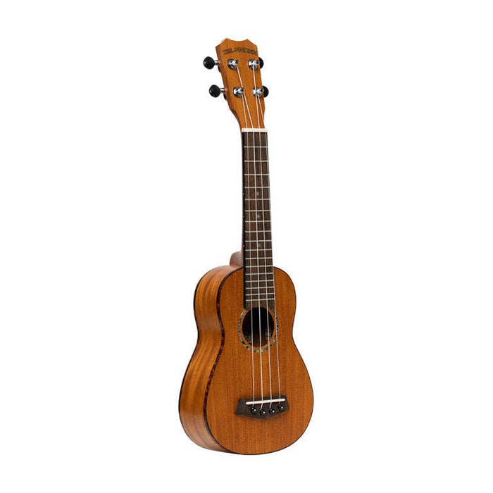 Islander MSS-4 Traditionell sopran ukulele med massiv mahogny topp