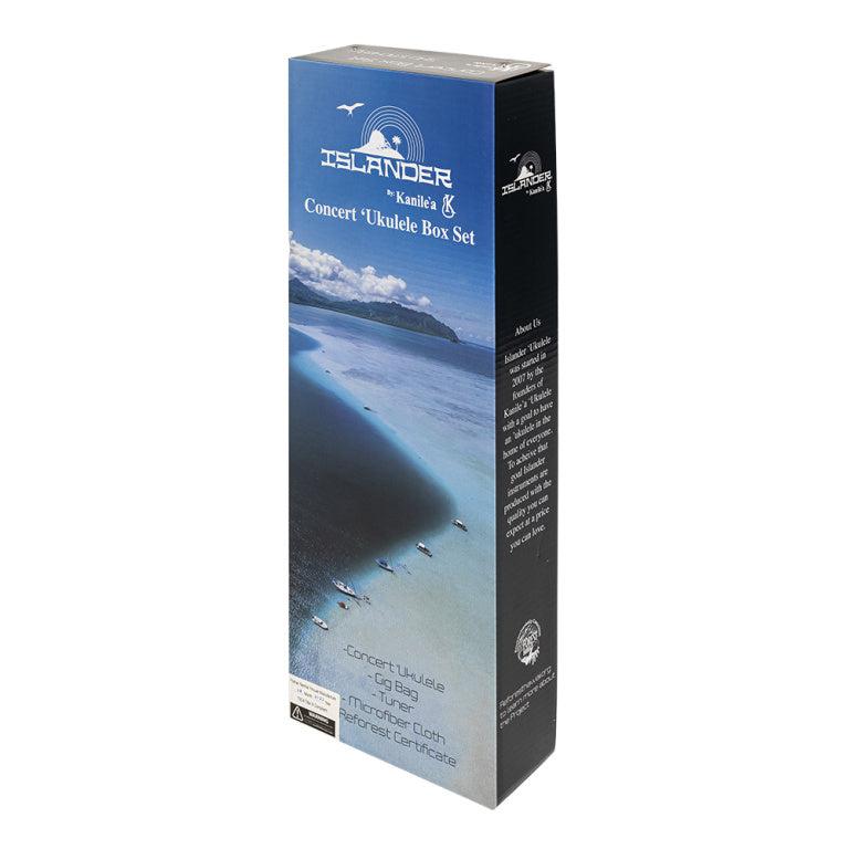 Islander PAT-BOX Traditional mahogni concert ukulele "reforest Hawai" MCB-4 + bag