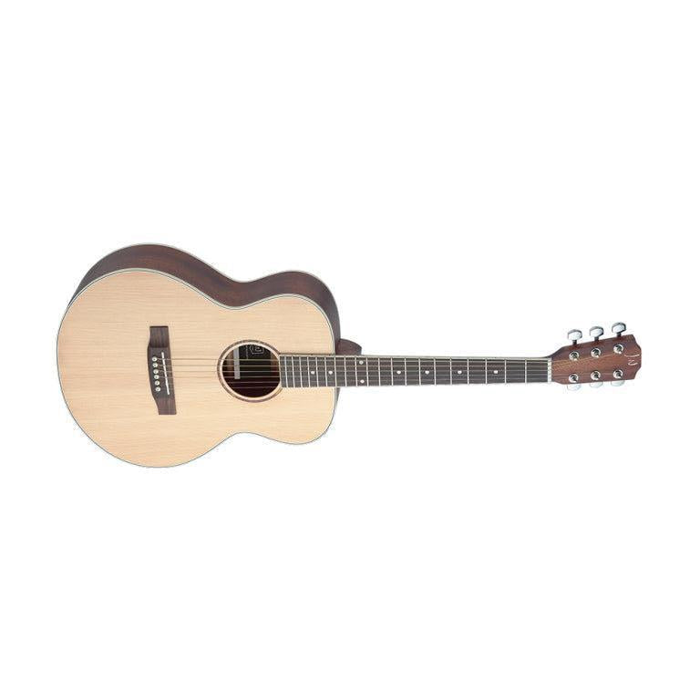 JN Guitars ASY-A MINI Auditorium resegitarr m/solid grandäck