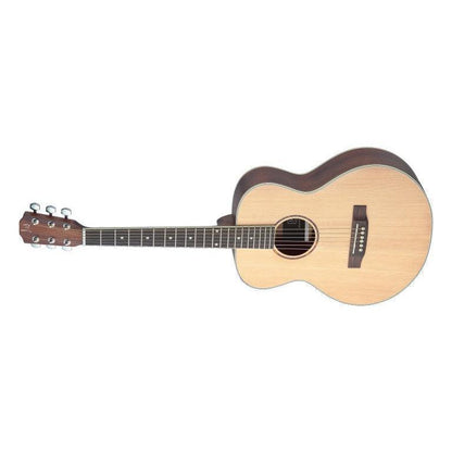 J.N Guitars ASY-A MINI LH rejseguitar m/massiv gran dæk, venstre hånds model