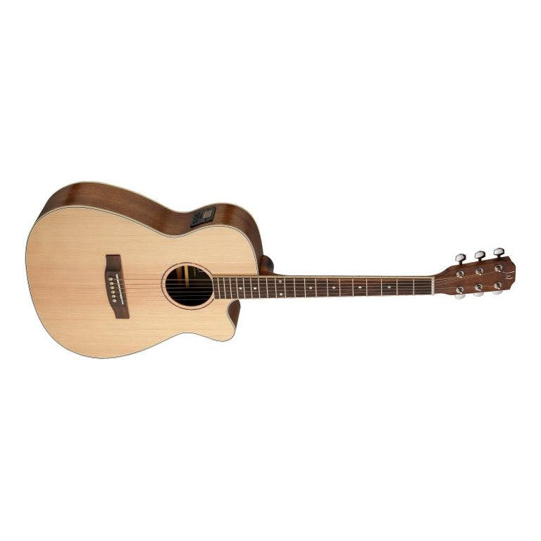 JN Guitars ASY-ACE auditoriumgitarr m/massiv grand deck och pick-up