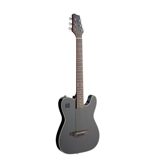 JN Guitars EW3000CBK western elgitarr m/massiv kropp, svart