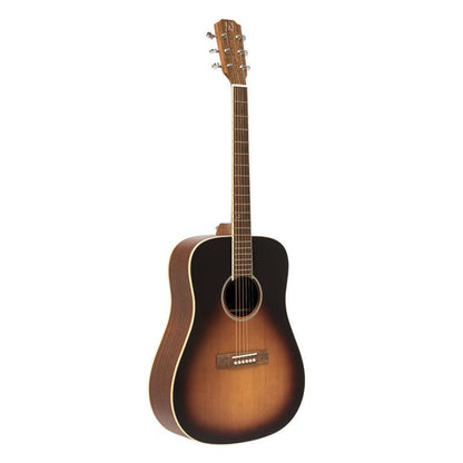 JN Guitars EZR-D Dreadnought gitarr m/solid cedar däck, sunburst