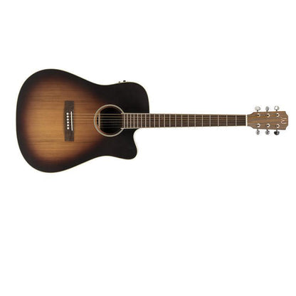 J.N Guitars EZR-DCFI Dreadnought guitar m/massiv ceder dæk og Fishman Pick-up