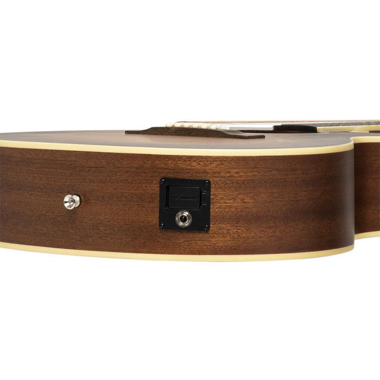 JN Guitars EZR-OMCFI Orchestra gitarr m/solid cedar däck och Fishman Pick-up, sunburst