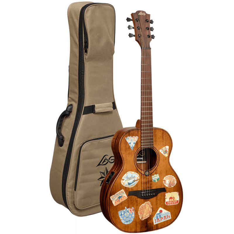 Lag Guitars ESCAPADE-GTE Globe Trotter Edition