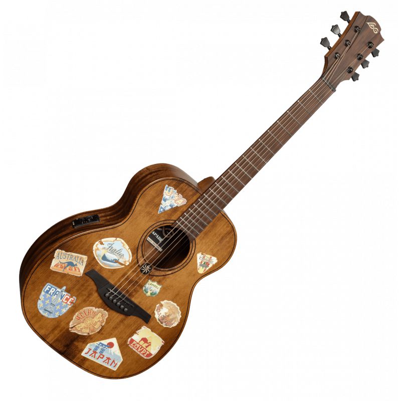 Lag Guitars ESCAPADE-GTE Globe Trotter Edition