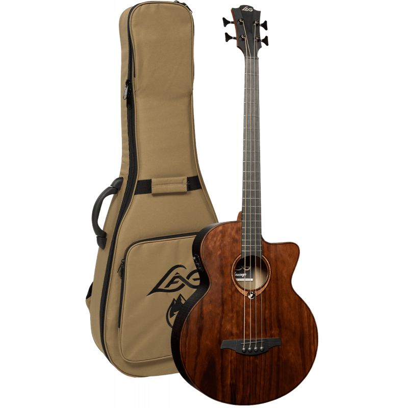 Lag Guitars SAUVAGE-BCE Sauvage Acoustic-Electric Bass Jumbo Cutaway