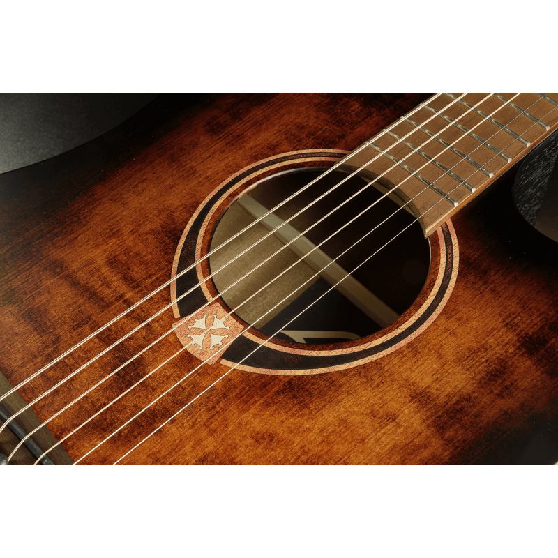 Lag Guitars T70DCE-B&B Dreadnought Cutaway Electro Black & Brown