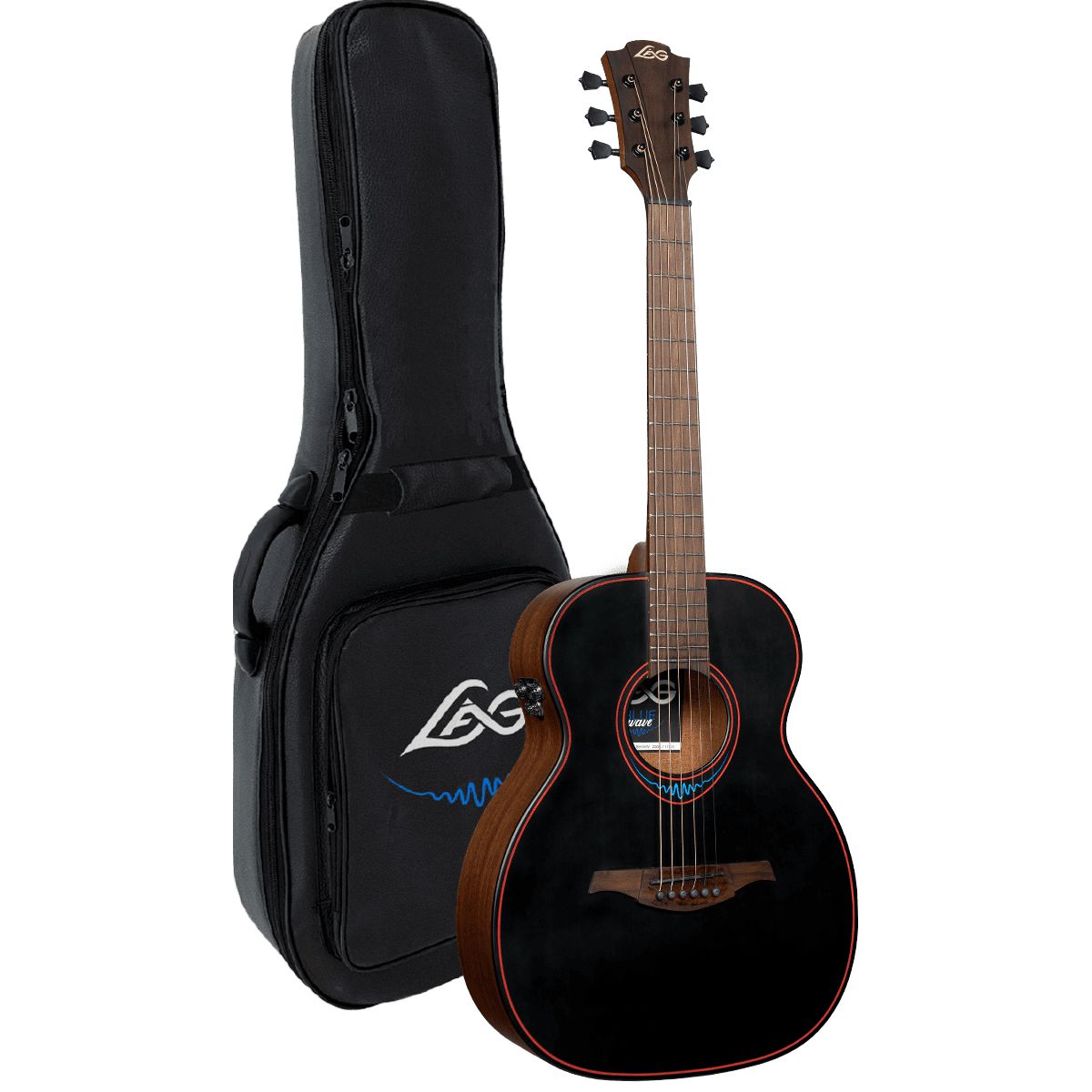 Lag Guitars TBW1TE BlueWave 1 Travel