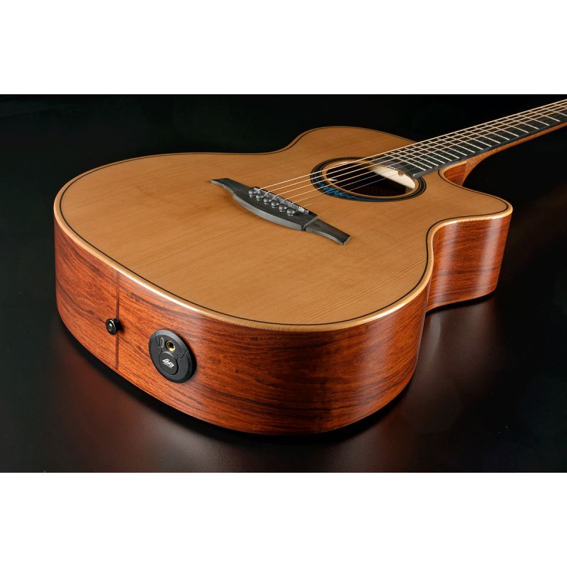 Lag Guitars TBW2ACE BlueWave 2 Auditorium Cutaway Acoustic-Electric