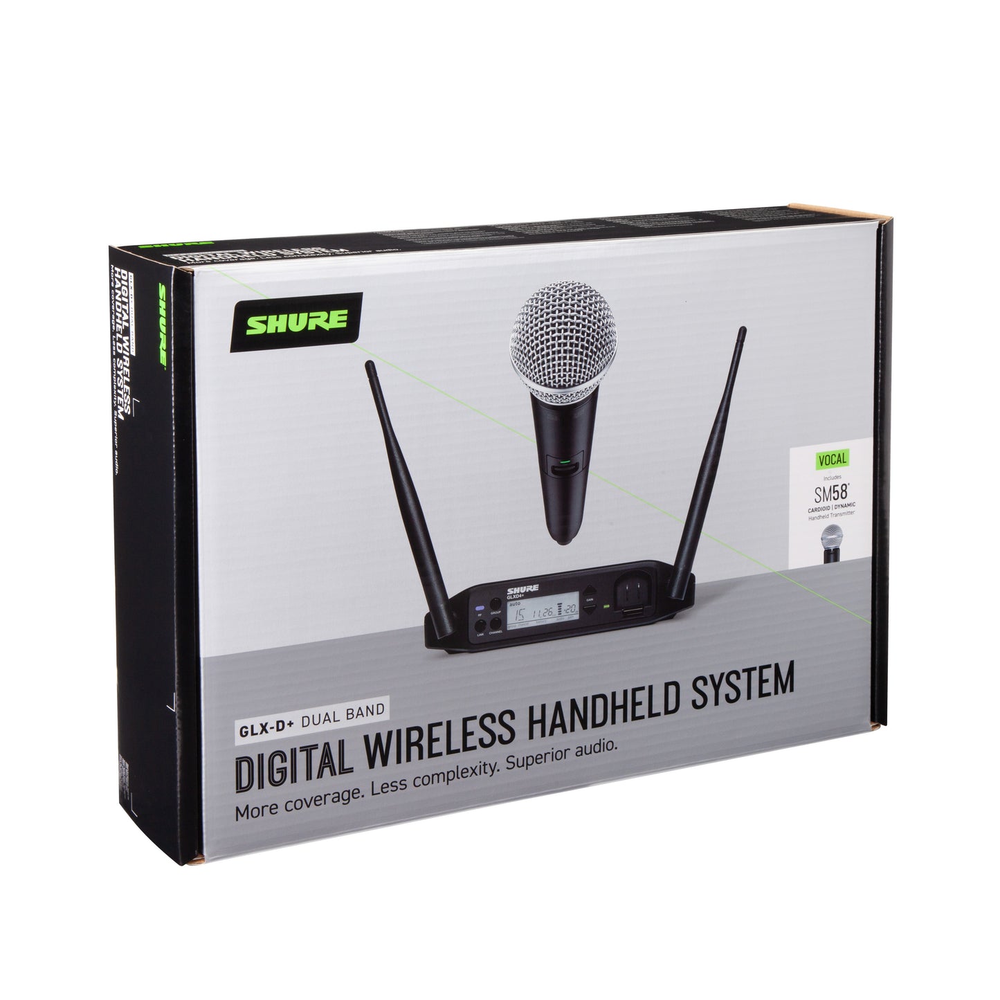 Shure GLXD24+E/SM58-Z4 trådlöst mikrofonsystem med SM58®