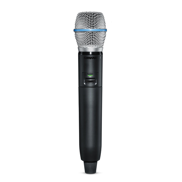 Shure GLXD2+/B87A=-Z4 trådlös handhållen sändare med BETA®87A mikrofon 