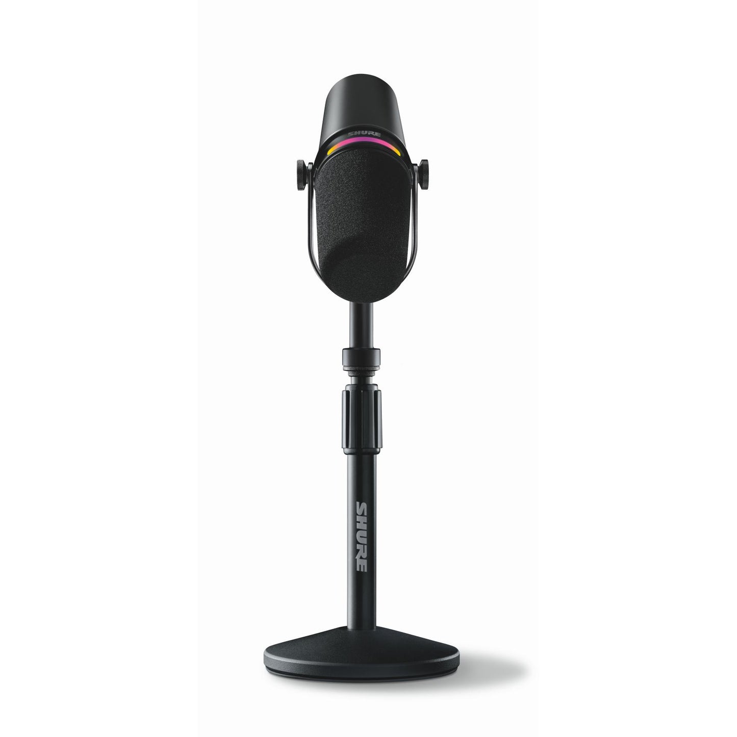 Shure MV7+-K XLR/USB SPEECH MICROPHONE, BLACK +STAND