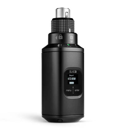 Shure SLXD3 – Plug-On Digital Trådløs Sender (XLR)