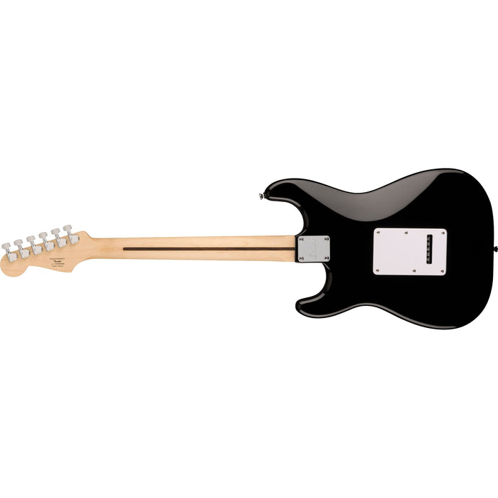 Squier Sonic™ Stratocaster®, greppbräda i lönn, vit pickguard, svart