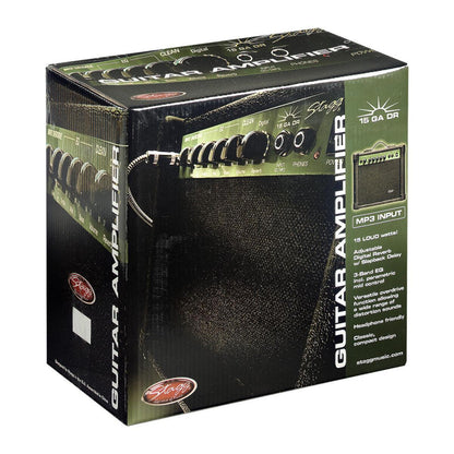 Stagg 15 W Rms Gitarrförstärkare Med Digital Reverb