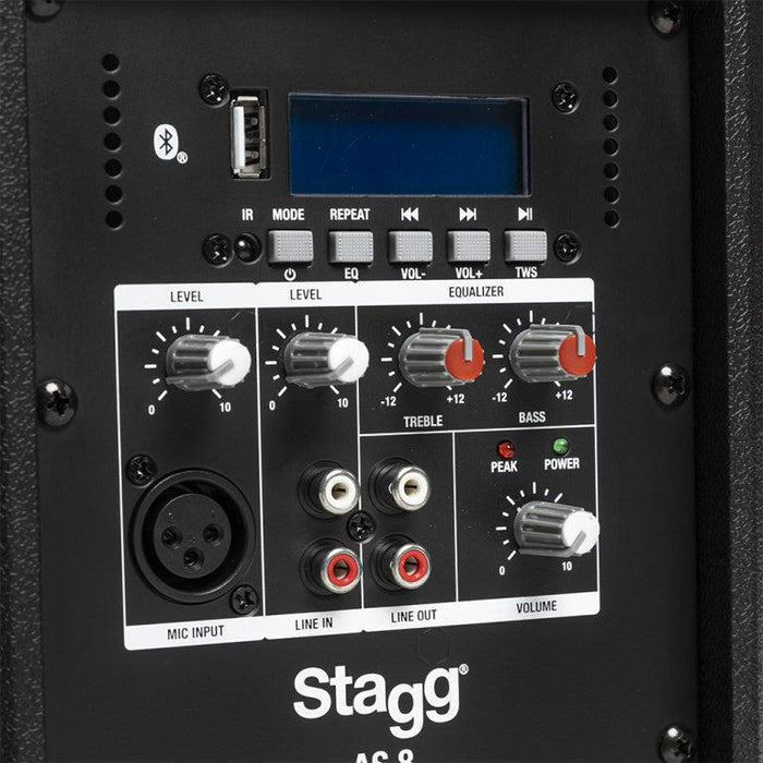 Stagg 8" AS8 EU Aktiv högtalare m/bluetooth