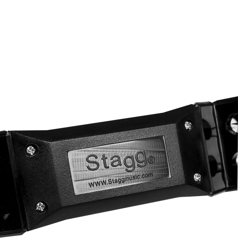 Stagg Cutaway Plastic Tambourine With 16 Jingles