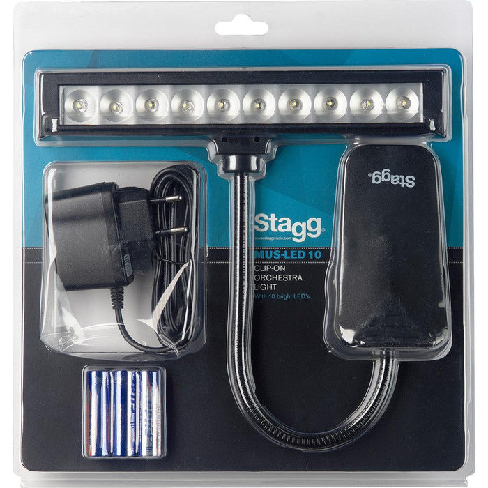 Stagg LED-musiklampor Clip-On och fristående