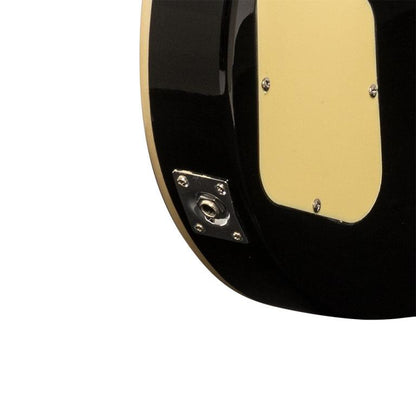 Stagg LP type el-guitar med massiv mahogni krop, Black