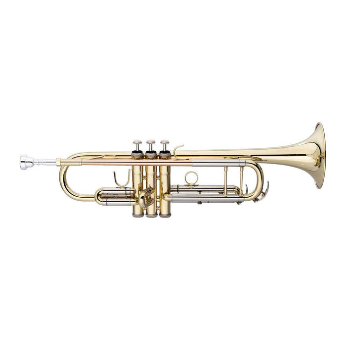 Stagg LV-TR5205 Bb Trumpet, ML-Bore, Leadpipe i guldmässing, med mjukt fodral