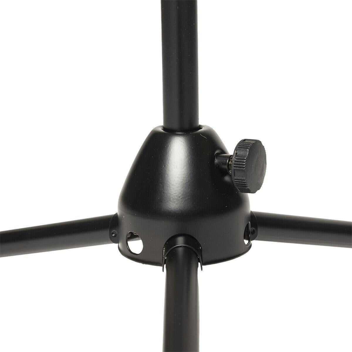 Stagg MIS-0804BK lågt mikrofonstativ med svängarm