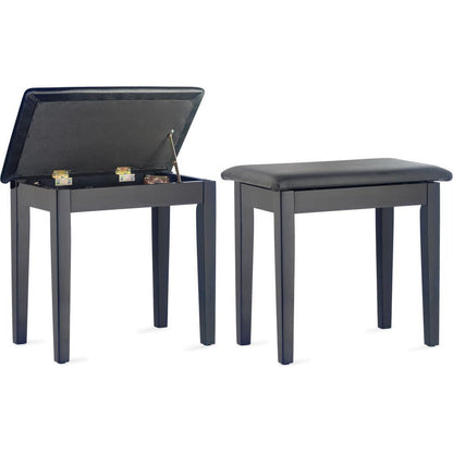 Stagg PBF23 Klaverbænk m/magasin og sort vinyl sæde