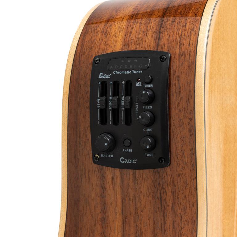 Stagg SA45 DCE-AC Dreadnought western guitar med grandæk og P.U.