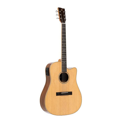Stagg SA45 DCE-AC Dreadnought western guitar med grandæk og P.U.