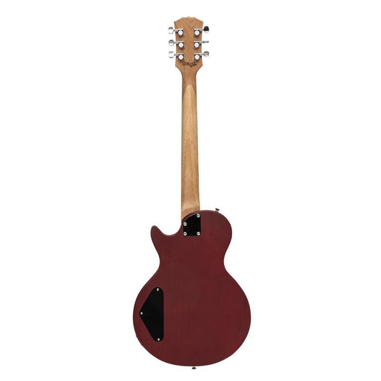 Stagg SEL-HB90 CHERRY LP type el-guitar m/P90