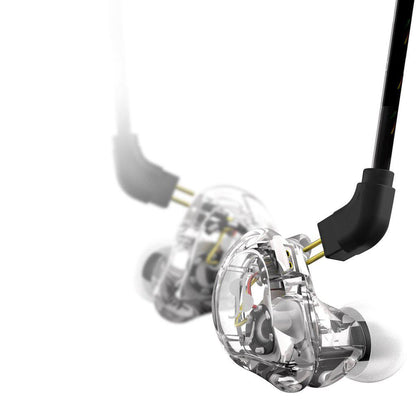 Stagg högupplöst, 2 drivrutiner In-ear-monitorer Transparent