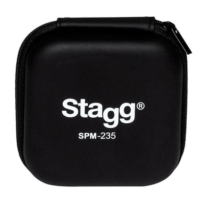Stagg högupplöst, 2 drivrutiner In-ear-monitorer Transparent