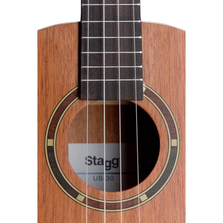 Stagg UB-30 Barytonukulele m/sapele däck och gigbag