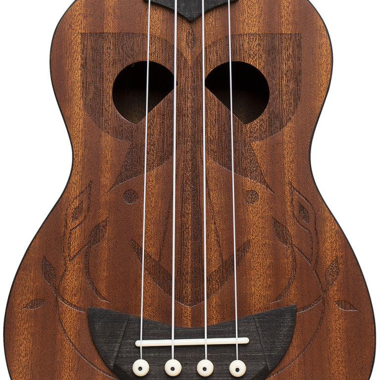 Stagg US-TIKI EH Sopran ukulele m/sapele dæk incl. gigbag