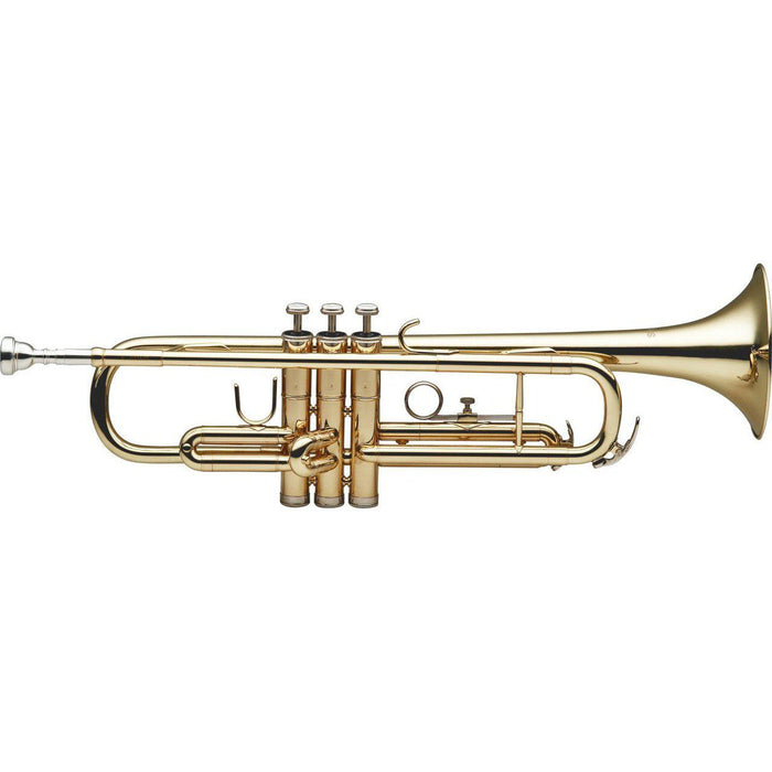 Stagg WS-TR215S Bb Trumpet, ML-Bore, Guldmässingskropp
